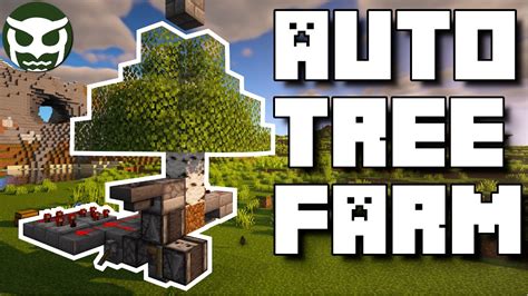 auto tree farm minecraft.